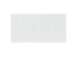 Maison Exclusive - Cortina De Renda Com Cortinas Floral Branco 240x750cm Poliéster