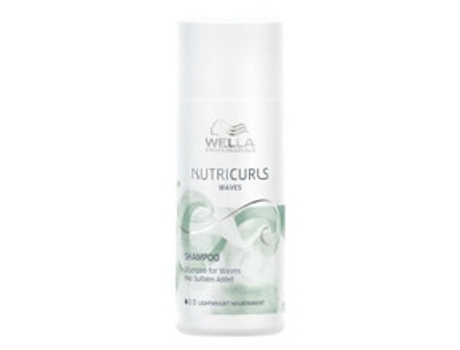 Nutricurls Shampoo For Waves Moisturizing Shampoo For Wavy And Curly Hair 250ml Wella Professional