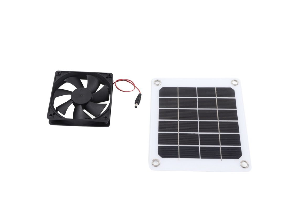 Laxiscreed Ventilador Solar Extrator Impermeável Com Eficiência De 20% Para Ambientes Exteriores