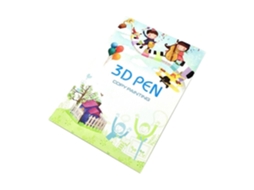 Livro de Colorir ILIKE S5 para Figuras de Caneta de Impressão 3D 40 Figuras