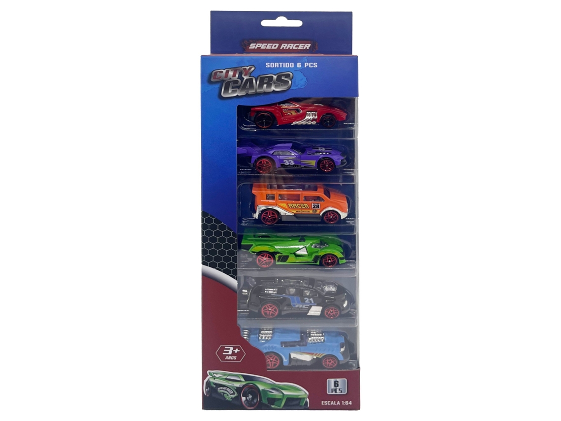 Carrinhos De Brincar (6 Unidades) Speedracer