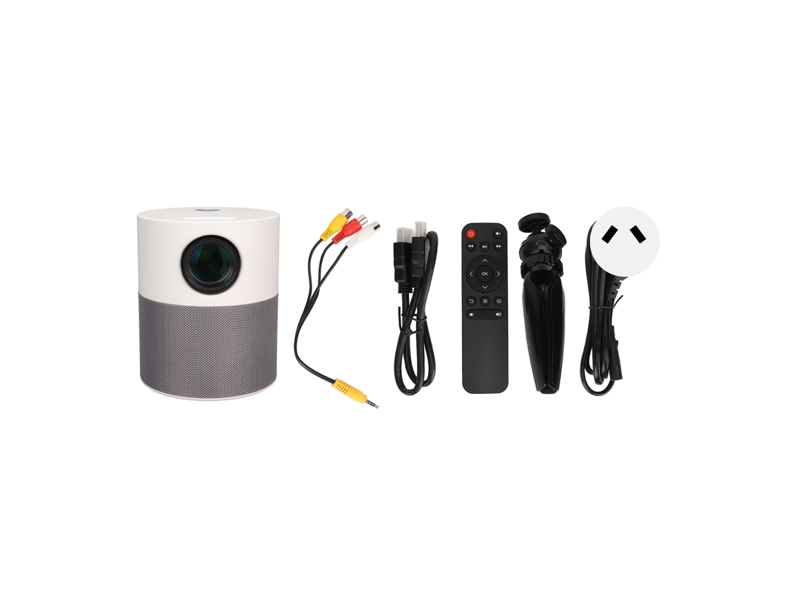 Projetor EOOCOO (mini Portátil com Projeção de Tela Wifi Bluetooth 160ansi Lumens)