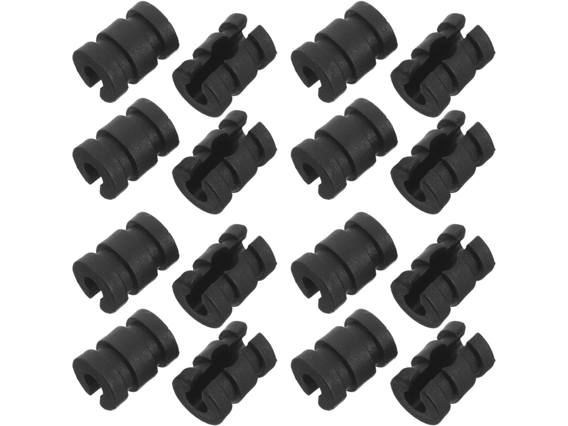 Conjunto De 16 Protetores Antiderrapantes Resistentes Ao Desgaste E Com Design Robusto 10mm Para Pés Cadeiras Aço