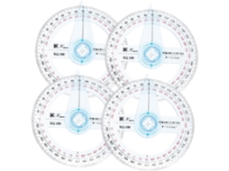Gatuida Conjunto De 4 Transferidores Transparentes Para Geometria Com