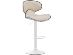 Banco De Bar Las Vegas V2 Creme/branco Clp