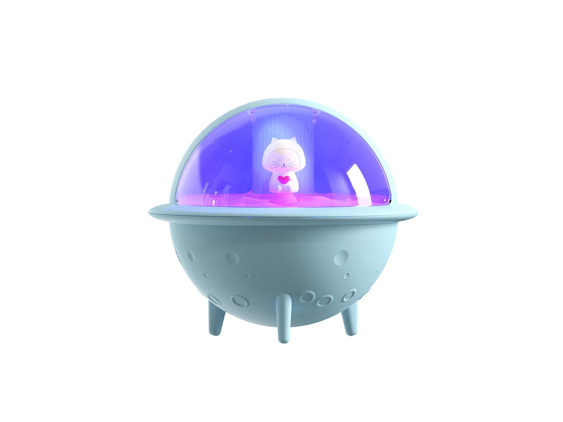 Humidificador Usb de Luz Ambiente Space Ball RAMPOW