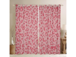 Cortinas De Janela Com Estampa Leopardo Rosa Para Crianças, Meninas E Mulheres Cortinas De Janela Com Estampa Abstrata