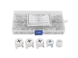 Conjunto De 75 Porcas Came Para Móveis, Excêntricas, Conectores 3 Em