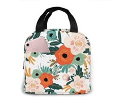 Lancheira térmica Aquaforge Orange Blossom, ideal para mulheres e meninas, lancheira portátil