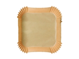 Conjunto De 50/100 Peças Papel Manteiga Para Fritadeira A Ar, Acessórios Cozinha Quadrados.