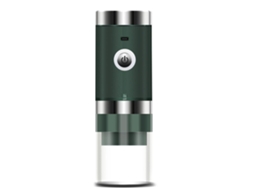 Moedor de café elétrico sem fio, 5 níveis ajustáveis, parada automática, portátil, carregamento tipo C