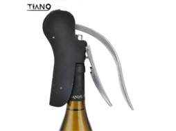 rmabridor De Vinhos - Saca-rolhas Vertical Preto Com Cortador De Cápsula