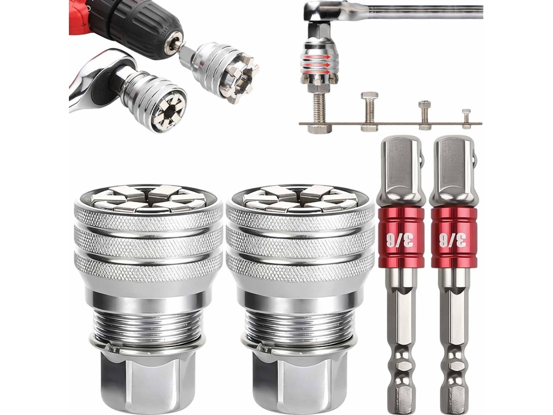 Chave De 2026, 10 Mm A 19 Para Torque Com 3/8" E Conjunto 2 Unidades