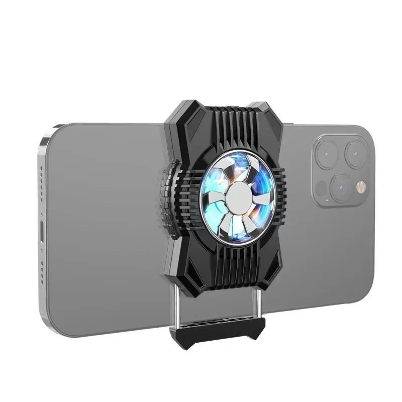 Dissipador De Calor Com Ventoinha De Resfriamento A Ar Tipo Clipe Traseiro Para Celular