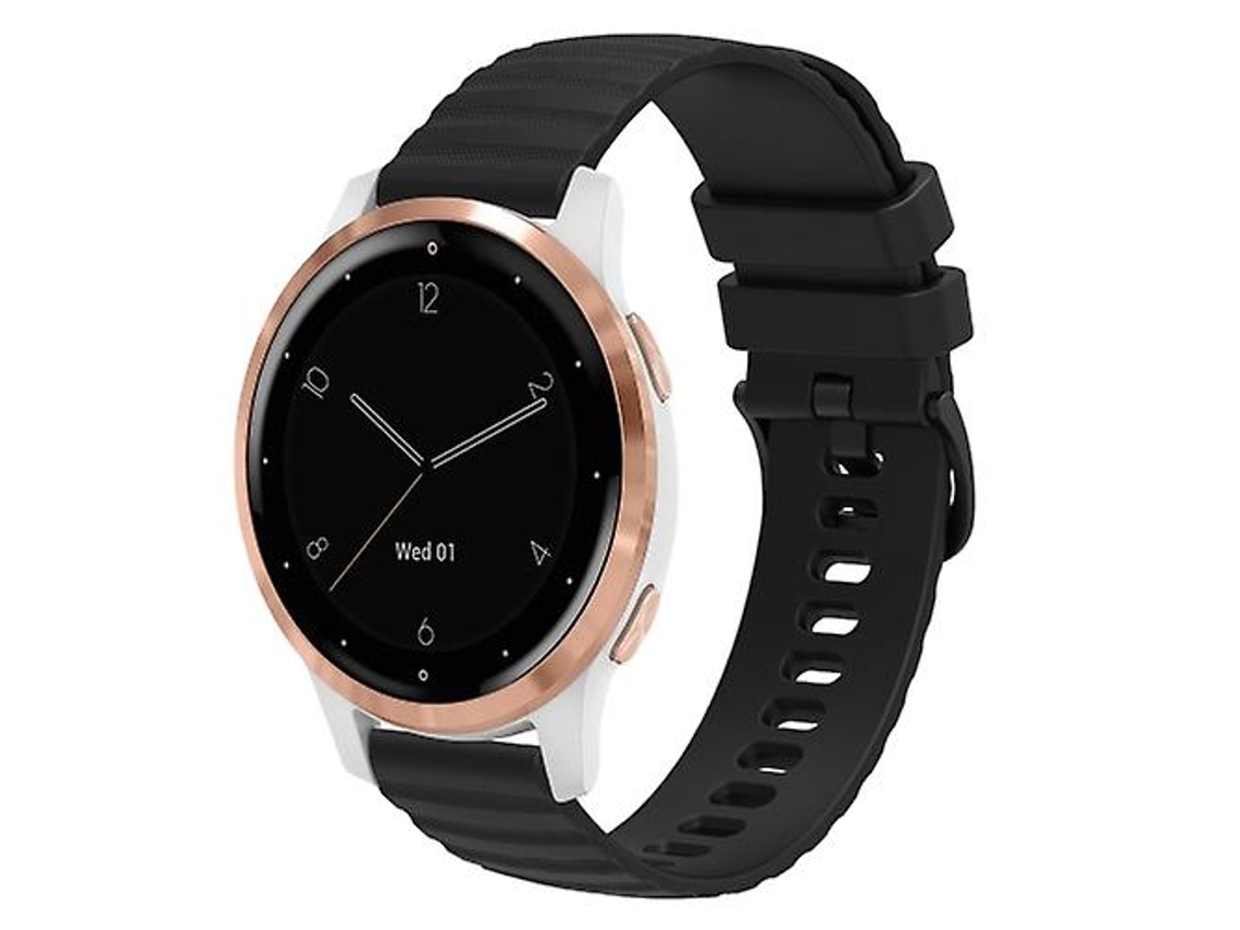 Bracelete para Garmin Vivoactive 4S 18Mm Wavy Dotted Solid-Color - Main Image