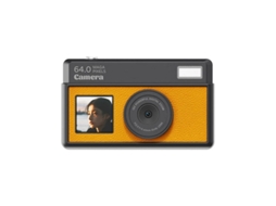 Câmera digital Yizhood 4K HD com zoom de 18x e lente de 2,8 polegadas (laranja)