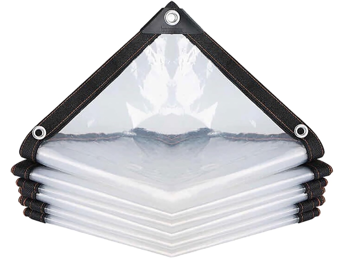 Lona Transparente Reforçada - Cobertura Transparente Resistente E Impermeável |