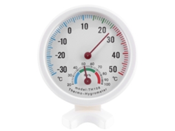 4 Unidades Termômetro Higrômetro De Dial Para Mesa Medidor De Temperatura E Umidade Por Indução