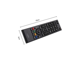 Controle remoto substituto CT 90326 para TVs Toshiba 42RV635DB, 40LV665DB e 42AV635D Smart LED LCD 3D.