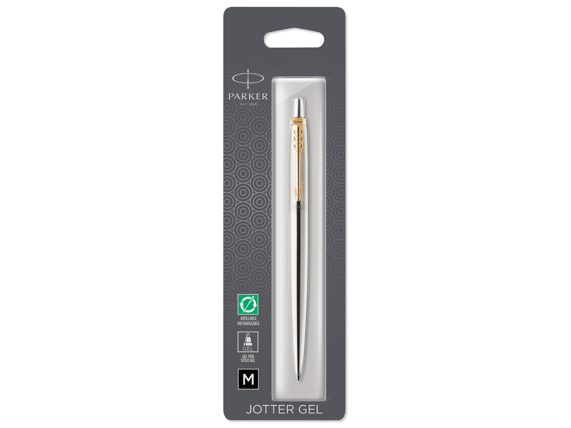Caneta Gel PARKER Jotter Aço Inoxidável G.C.