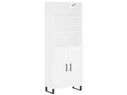 Guarda-roupa alto 69,5x34x180 cm em madeira branca, exclusivo da Maison.