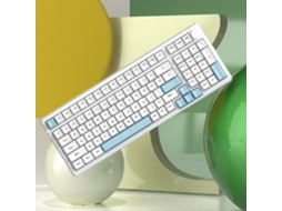Teclado Mecânico Gamer Sem Fio Tri-mode Ajazz Ak992 Com Interruptores Hot-swappable