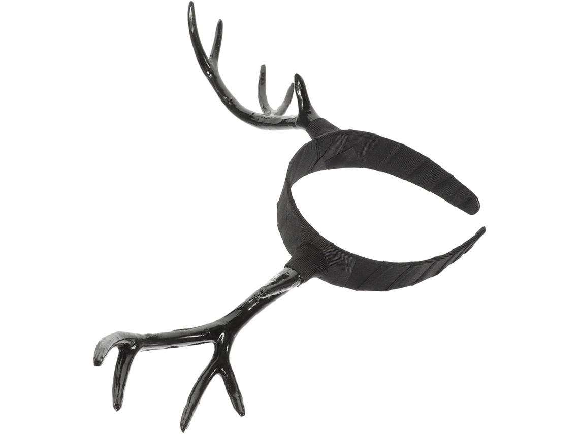 Tiara Com Chifres Para Fantasia De Natal, Ideal Para Festas, Cosplay E Como Acessório Para Fotos.