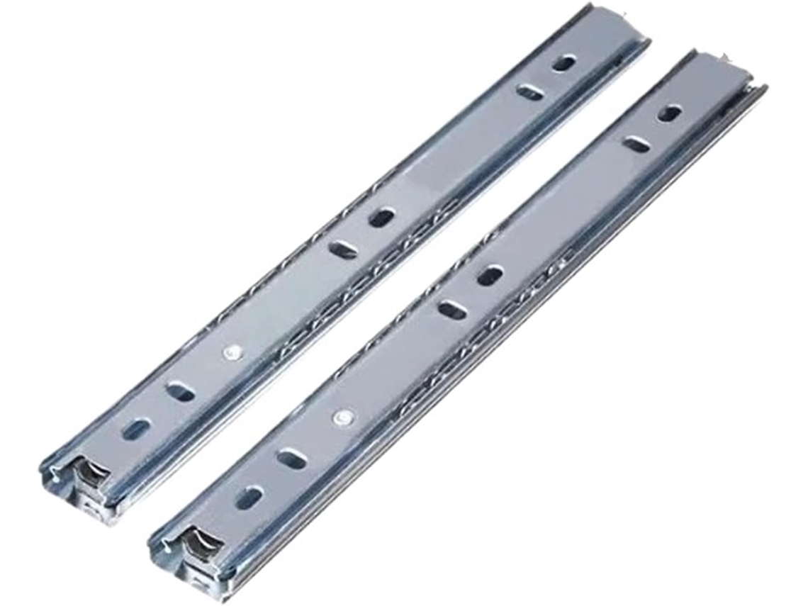 Corrediças Laterais De Extensão Total Para Gavetas, Com Rolamentos De Esferas 27mm Largura, Removíveis E Dobráveis, Para