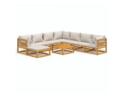 Garden Lounge Set, Garden Lounge Sets Vidaxl Marrom Madeira De Acácia (n/a)