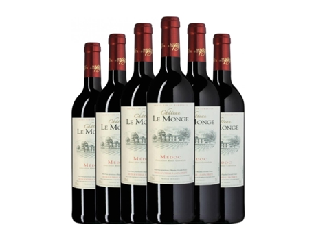 Vinho DOMAINES FABRE Château le Monge Médoc (0.75 L - 6 Unidades)