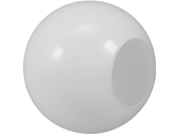 Globo De Vidro Branco Fosco Para Luminárias De Chão, Mesa E Pendentes.