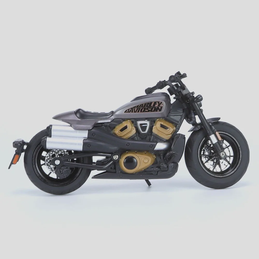 (cinza) Miniatura De Motocicleta Em Liga Metálica Na Escala 1/12 - Item Colecionável