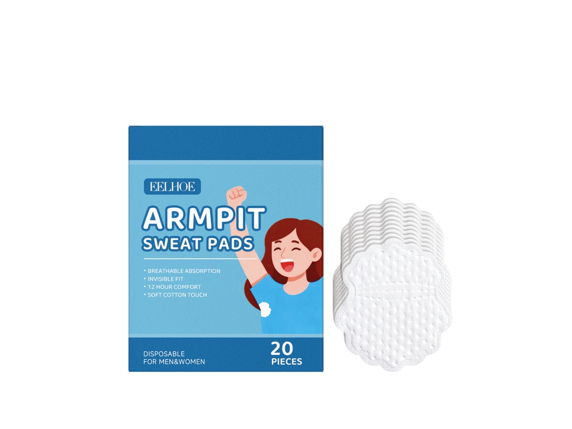 Absorventes Suaves LAXISCREED Eelhoe para Axilas, Proteção Refrescante e Eficaz