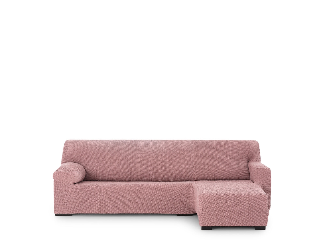 Capa para chaise longue de braço curto direito EYSA THOR Cor de Rosa 110 x 110 x 310 cm