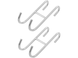 Gancho Duplo Para Porta Em Aço Inoxidável Formato De S Da Iplusmile, 2