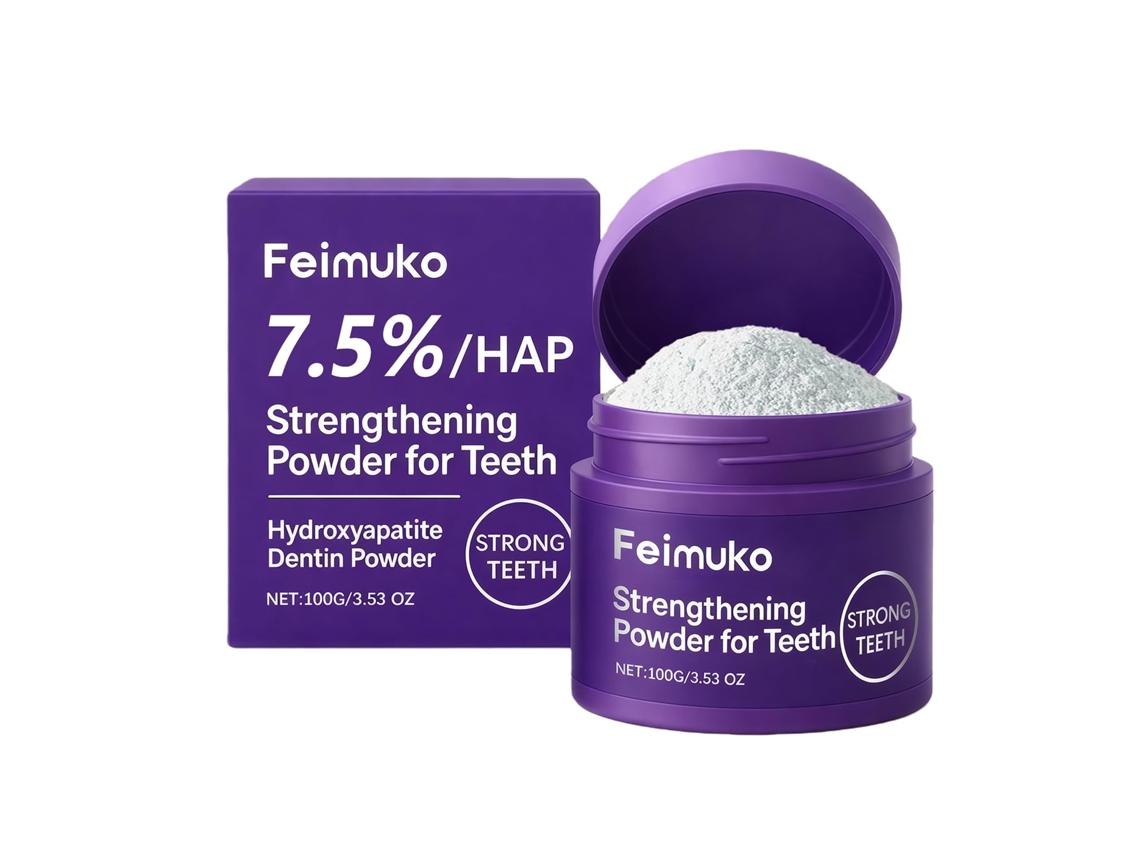 Creme Dental Feimuko com Hortelã para Limpeza Profunda e Dentes Mais Brancos LAXISCREED