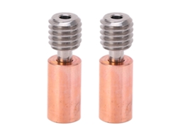 Tubo Heatbreak De Titanio Com Design Em Rama Para Impressora 3d Ender 3 S1 Aço De Cobre M6