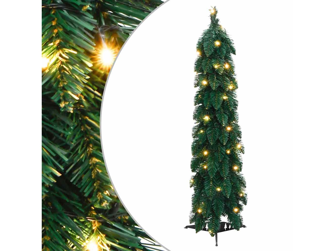 Vidaxl Árvore de Natal Artificial Pré iluminada com 45 Luzes Led 90 Cm