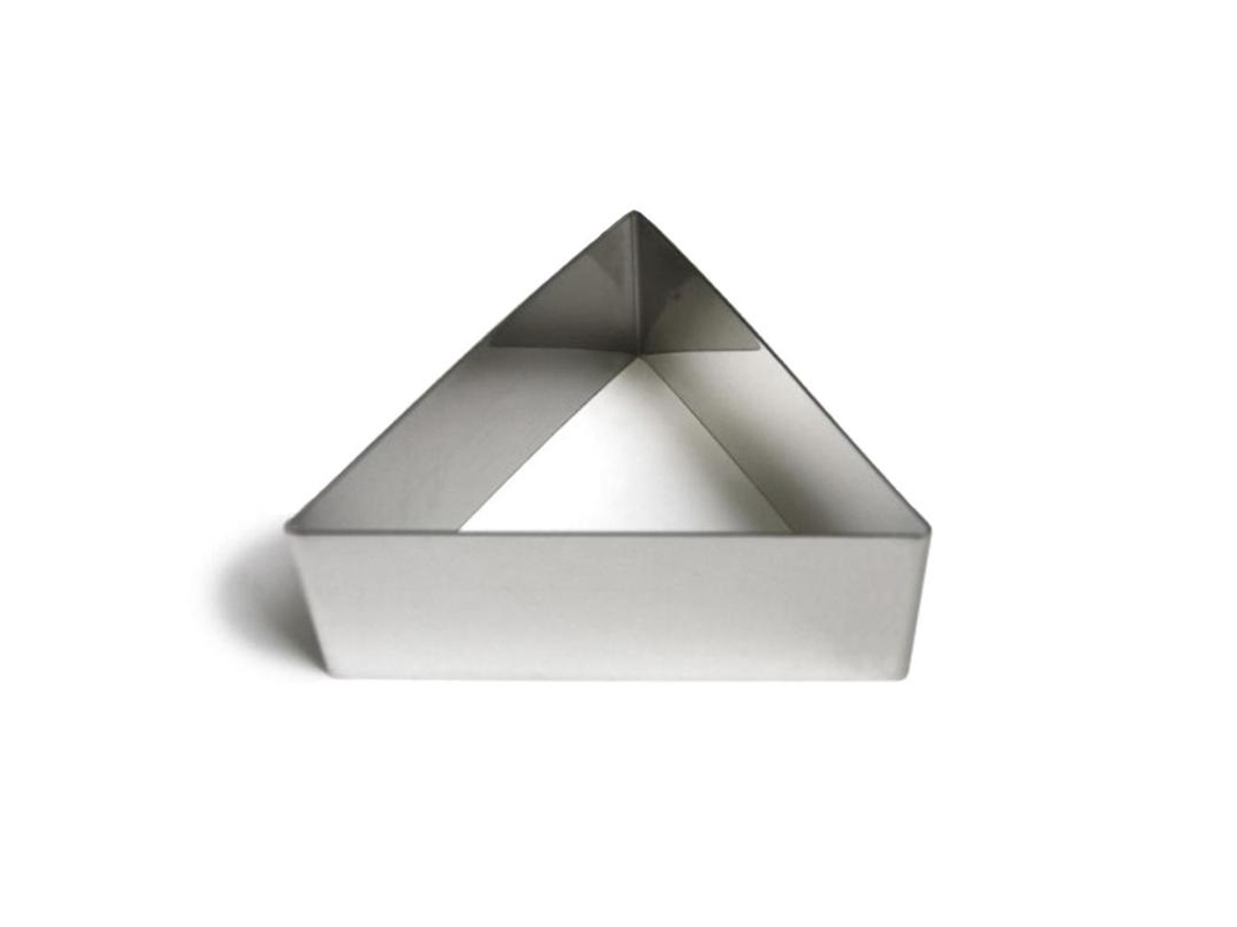 Molde Emplatador Inox. Triangular 6x4 Cm 2150 Imf