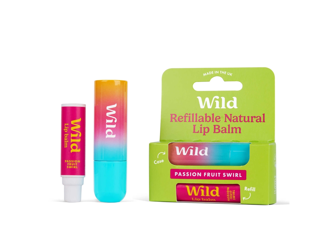 Refillable Natural Lip Balm Passion Fruit Swirl Wild