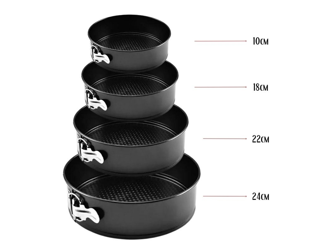 Conjunto de Formas Redondas para Bolos TECHNO STORE