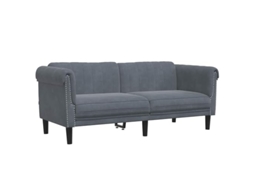 Sofa, Sofas Vidaxl Cinzeto Veludo (n/a)