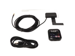 Receptor De Rádio Dab Dab+ Portátil Com Antena E Alimentação Usb Para Android