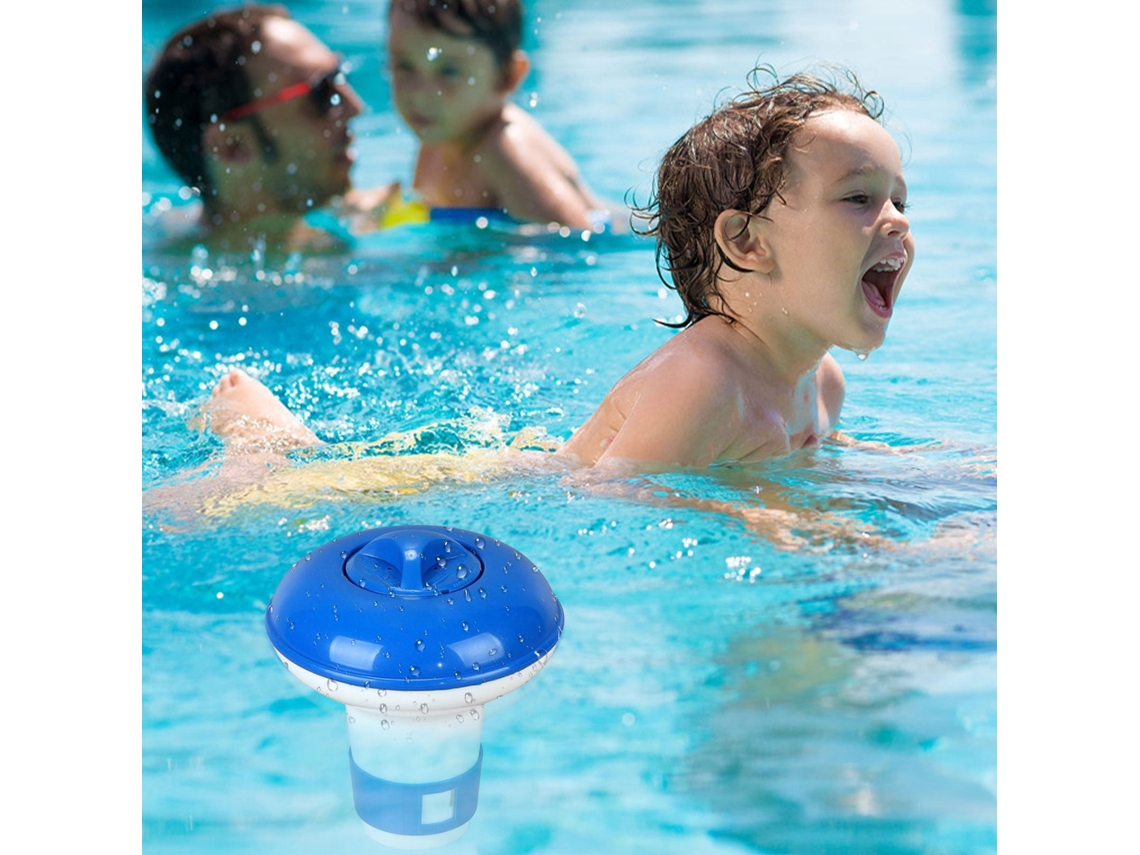 Dispensador flutuante para pastilhas de piscina
