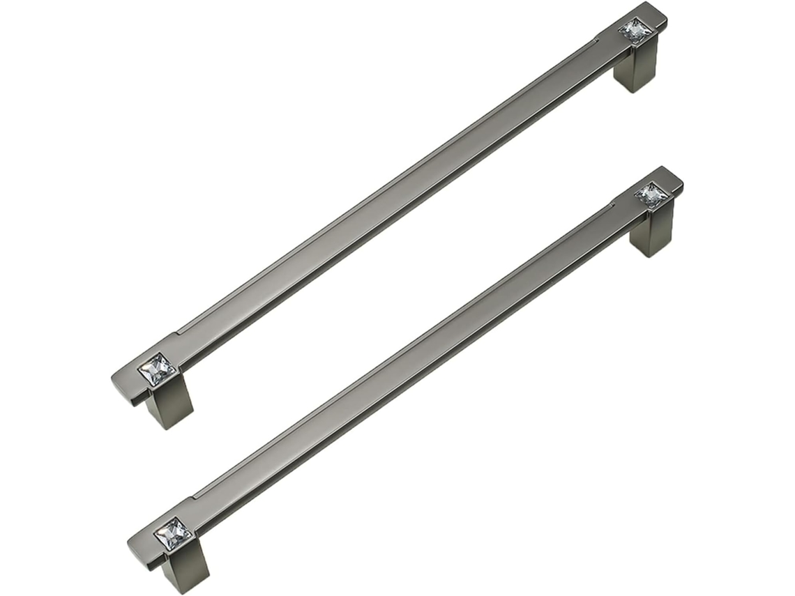 Conjunto De 2 Puxadores Para Portas E Gavetas, Em Liga De Zinco, Para Armários, Cozinhas, Closets, Quartos, Banheiros E