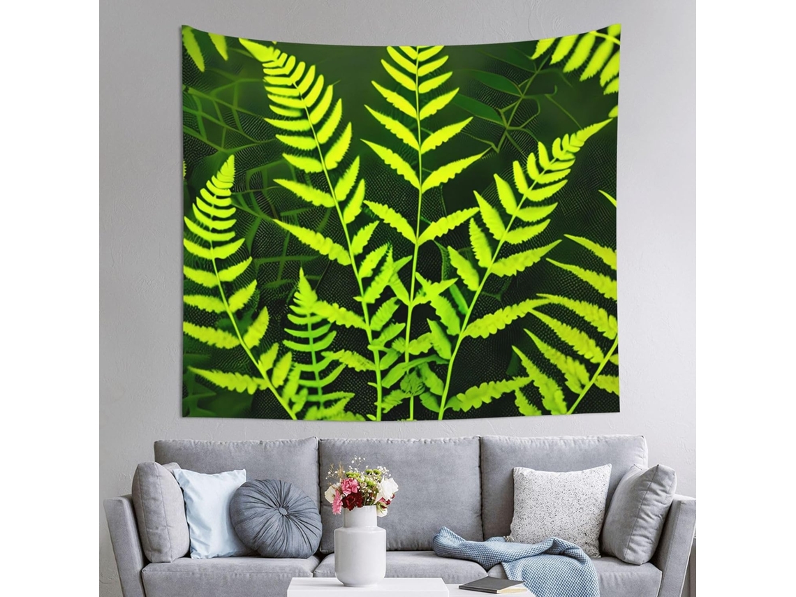 Tapeçaria Com Silhueta Natural Para Quarto, Decoração De Casa, 130 X 152 Cm (51 X 60 Polegadas)