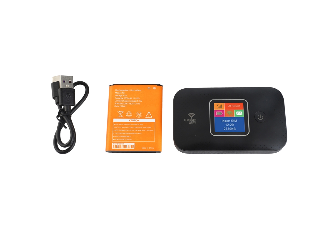 Roteador 4g Lte Portátil 300mbps Com Slot Sim