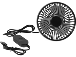 Ventilador Elétrico Portátil Inoomp Para Banco Traseiro De Carro, Ventilador De Resfriamento E Circulação Ar