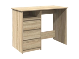Desk, Desks Vidaxl Marrom Madeira Processada (n/a)