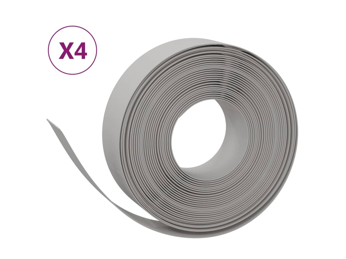 Garden Edging, Garden Edgings Vidaxl Cinzeto Polietileno (40 X 0.15 M)